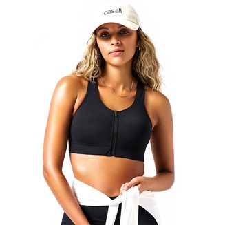Casall Impact Zip Sports Bra, Sport-BH Dam
