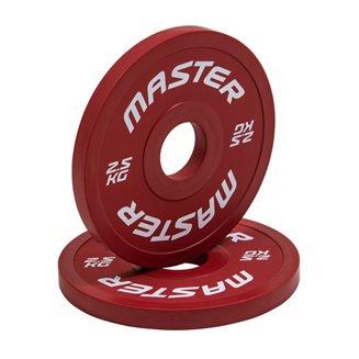 Master Fitness Change Plate, Vektskiver Gummi