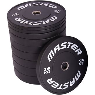 Master Fitness Painopaketti 150 kg, Levypainot Bumper
