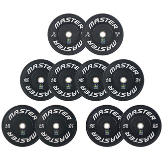 Master Fitness Bumper Set 120 kg SkiTeam