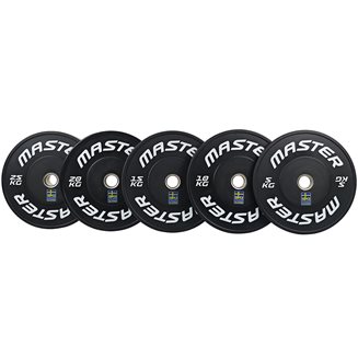 Master Fitness Bumper Ski Svart, Vektplater Bumper