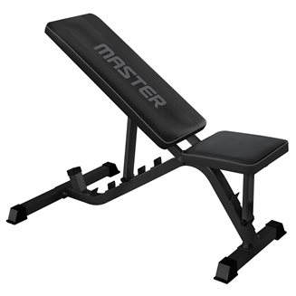 Master Fitness Träningsbänk Black, Träningsbänk
