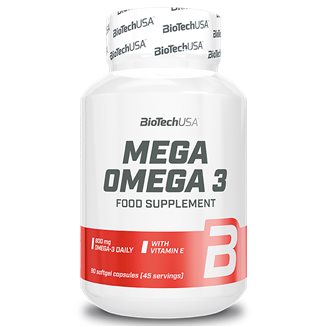 BioTechUSA Mega Omega 3, Vitaminer