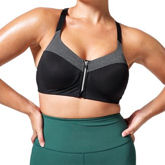 Casall Front Zip Sports Bra, Sports-BH