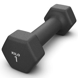 KILO Neoprene dumbbell, Manualer Neopren Vinyl