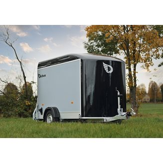 Debon Roadster C300 - grå plywoodväggar, Skåpsläp
