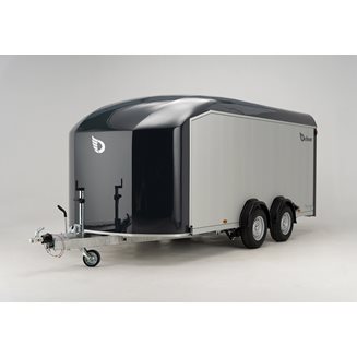 Debon Roadster C900 - grå aluminiumväggar, Skåpsläp