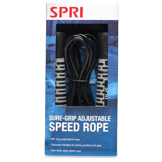 SPRI Sure-Grip Adjustable Speed Rope, Hoppetau
