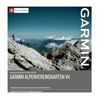 Garmin microSD/SD-kort: Garmin Alpenvereinskarten v4