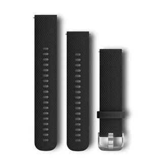 Garmin Hurtigutløsningsremmer i silikon (20 mm), Armbånd