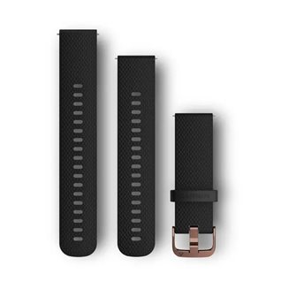 Garmin Hurtigutløsningsremmer i silikon (20 mm), Armbånd