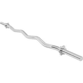Gorilla Sports Krøllestang 120 cm Stjernelås - 30 mm, Curlstang