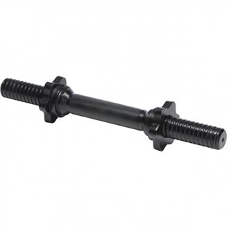 Gorilla Sports Håndvægtstang 1x35cm SORT Stjernelås - 30mm