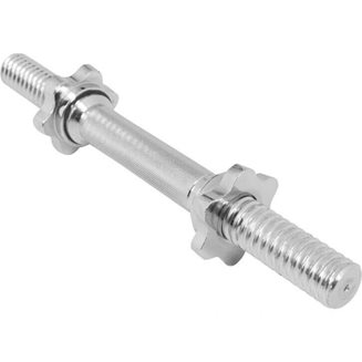 Gorilla Sports Hantelstang 1x42cm Stjernelås - 30mm, Hantelgrep