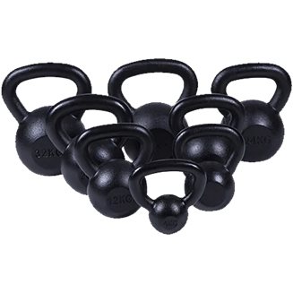 Gorilla Sports Kettlebell Massive Black