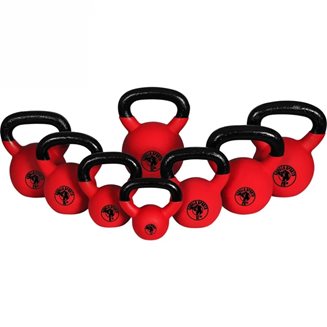 Gorilla Sports Kettlebell pakke GS Vinyl - 144kg, Pakke Kettlebell
