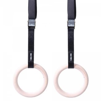 Gorilla Sports Olympic Gym Rings GS - Tre, Gymrings