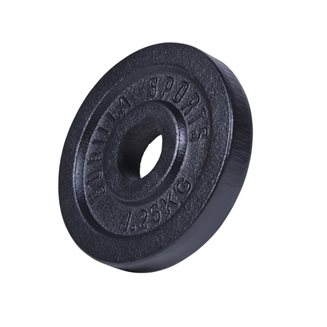 Gorilla Sports IRON Black, Viktskivor järn