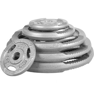 Gorilla Sports VÆGTSKIVER TRIGRIP STØBEJERN - 0,5-20KG
