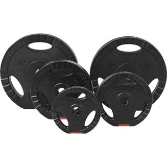 Gorilla Sports PRO Trigrip, Viktskivor plast