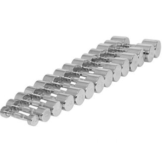 Gorilla Sports Dumbbells Chrome, Manualer Krom