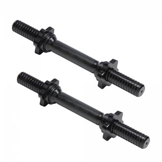 Gorilla Sports Håndvægtstang SORT 2x35cm Stjernelås - 30mm