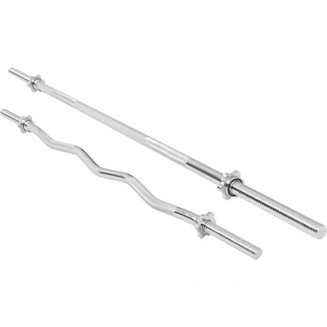Gorilla Sports Vektstangsett Silver Star lås - 30mm, Vektstang