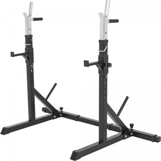 Gorilla Sports Vektstativ PREMIUM - Benkpress, Vektstangstativ