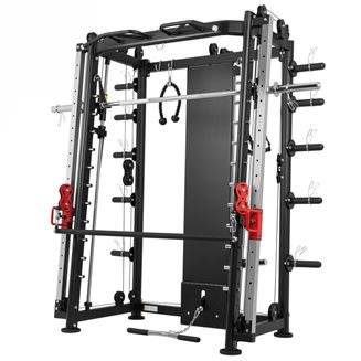 Gorilla Sports Smith maskin Multi PRO - Cable Cross Chin bar, Smithmaskin