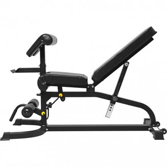 Gorilla Sports Träningsbänk - Bicepscurl och benspark