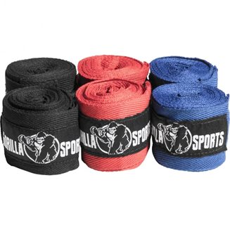 Gorilla Sports Håndleddspakning - Boksing, Gelhansker & bandasje