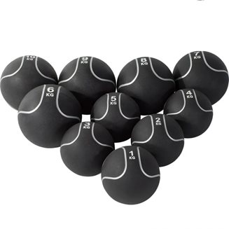 Gorilla Sports Medicinboll Svart/Silver