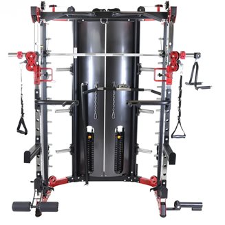 Gorilla Sports Smith kone MULTI Kaapelikone - Painomakasiini 2x90kg