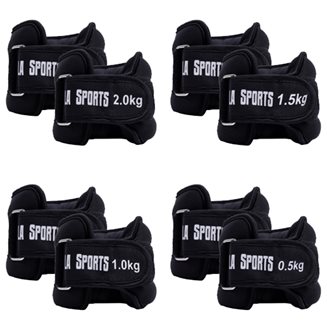 Gorilla Sports Håndleddsvekt Ankelvekt Ankelvekt - 0,5-2kg, Vrist- og ankelvekter