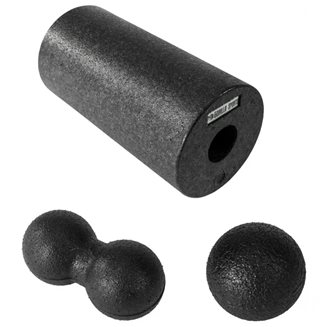 Gorilla Sports Faciapakke - Foam Roller Massasjeball, Foamroller
