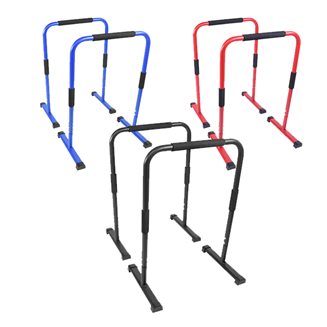 Gorilla Sports PARALLETTE PUSH UP BARS - COLOR