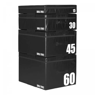 Gorilla Sports Soft Plyo Box Set 150cm, Plyo box