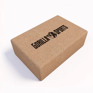 Gorilla Sports Yogablokk Cork, Yoga Blokker
