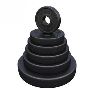 Gorilla Sports BASIC 51mm Cement, Viktskivor plast
