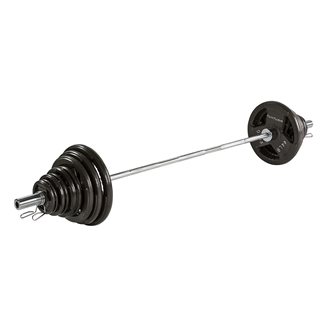 Tunturi Fitness Olympic Tri-Grip Barbell Set 140kg, Vektstangsett jern