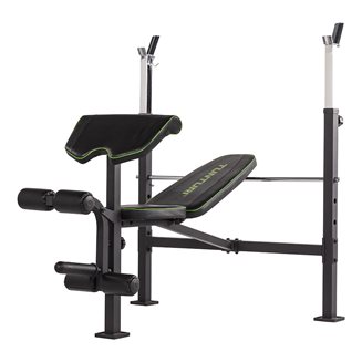 Tunturi Fitness Olympic Width Weight Bench WB60, Treningsbenk med skivestangstativ