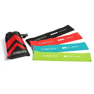 Gymstick Mini Band Set 4pcs, Powerband & Mini band