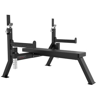 Gymstick Bench Press PRO10.0, Treningsbenk med skivestangstativ