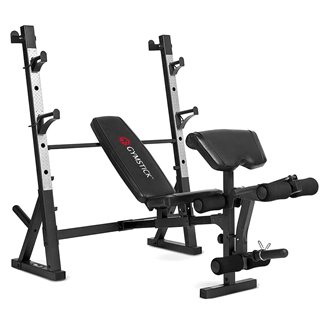 Gymstick Weight Bench Pro WB8.0, Treningsbenk med skivestangstativ