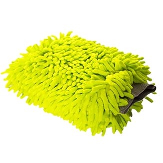 Mastersons Microfiber Green Chenille Wash Mittnille Wash Mitt