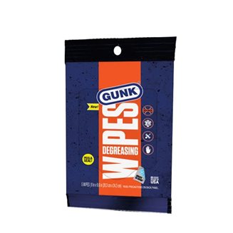 GUNK Degreasing Wipes, 5 st