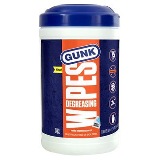 GUNK Degreasing Wipes, 75 st