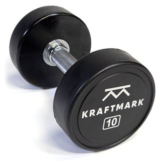 Kraftmark Runda Hantlar PU, Hantlar Gummi