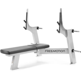 Freemotion Epic Free Weight Olympic Bench, Treningsbenk med skivestangstativ