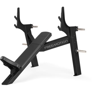 Freemotion Epic Free Weight Incline Bench, Treningsbenk med skivestangstativ